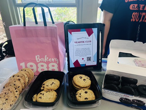 Fundraising for Autism Society:Bake Sale in GN South High School